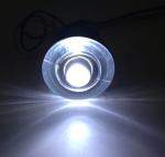 MARINE BOAT LED LIVEWELL ROUND WHITE COURTESY LIGHT